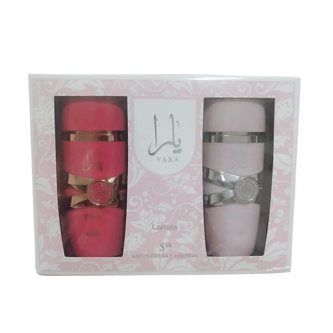Pack Lattafa Yara Rosa + Yara Candy – Edición 5º Aniversario 2x100ml