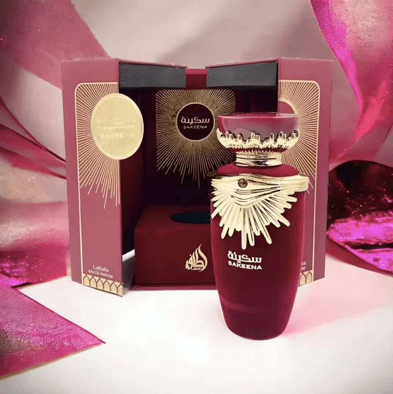 Sakeena Lattafa – Eau de Parfum Frutal Dulce para Mujer 100ml