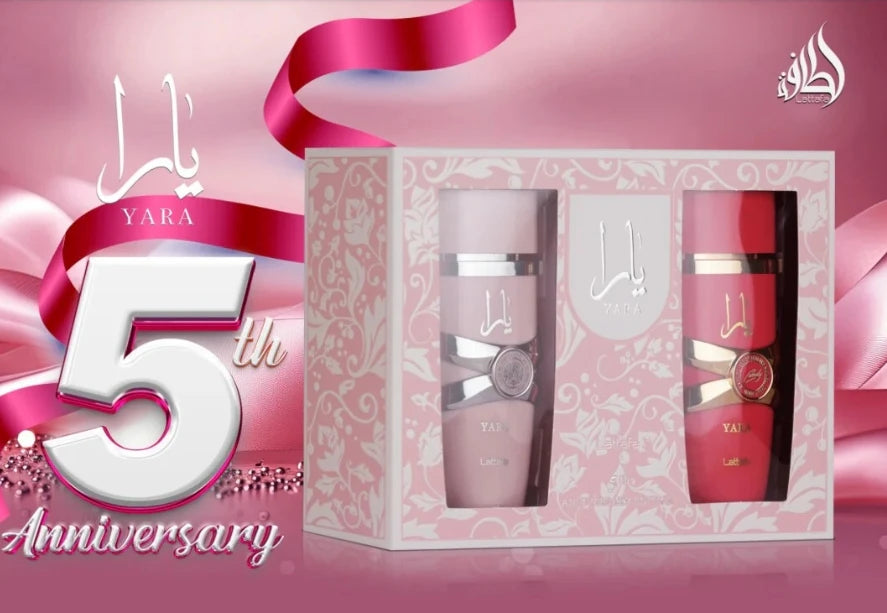 Pack Lattafa Yara Rosa + Yara Candy – Edición 5º Aniversario 2x100ml