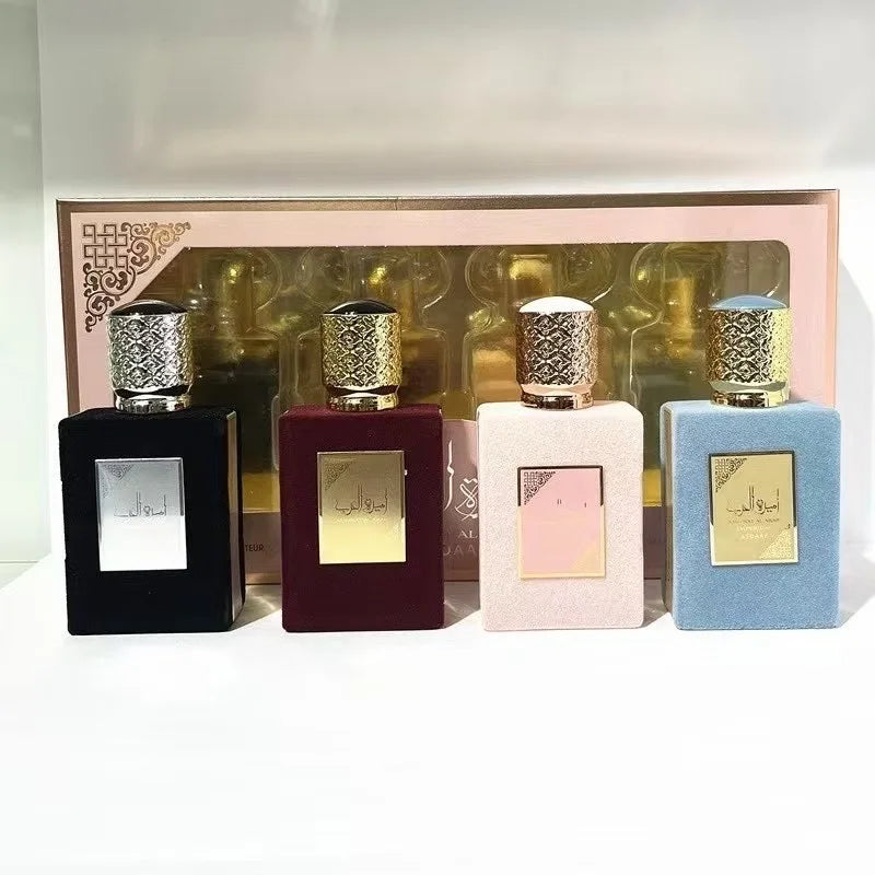 Set 4 Miniaturas EDP Árabe Unisex con Feromonas – 4x30ml