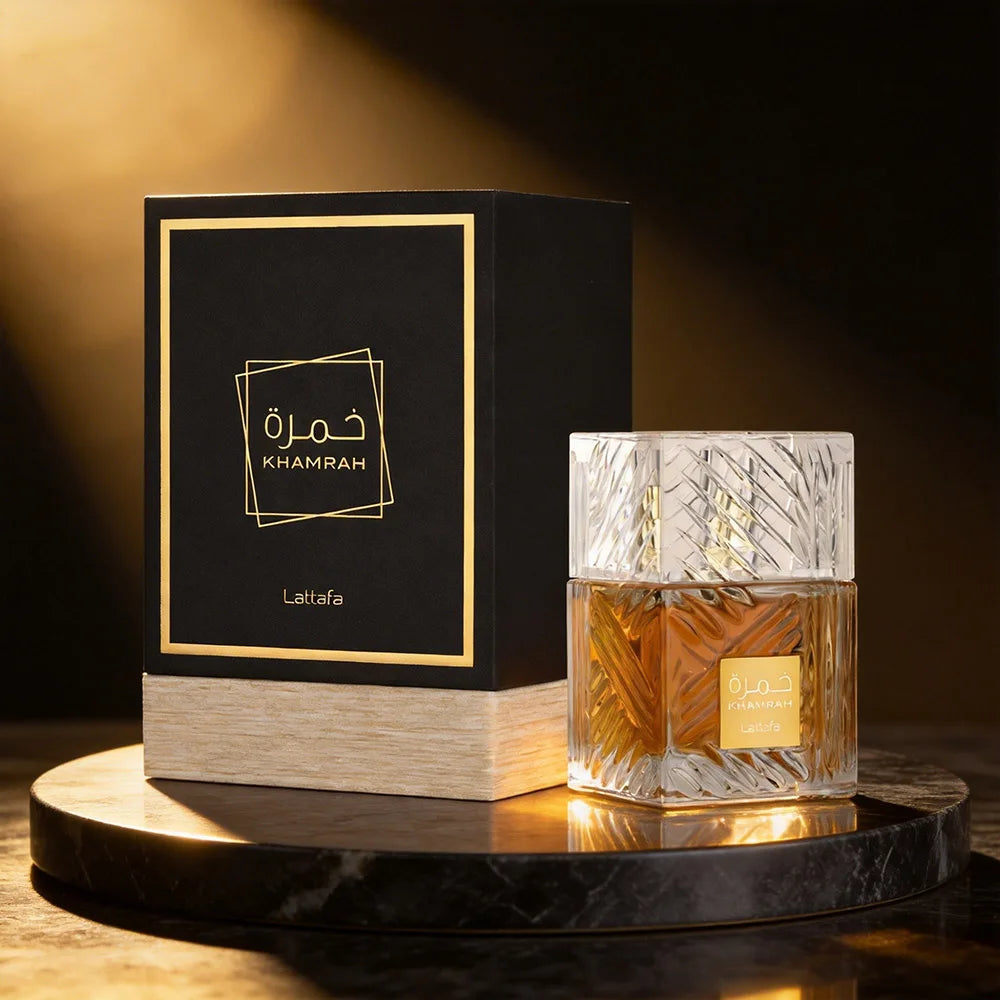 Lattafa Khamrah – Eau de Parfum Oriental Especiado Unisex 100ml