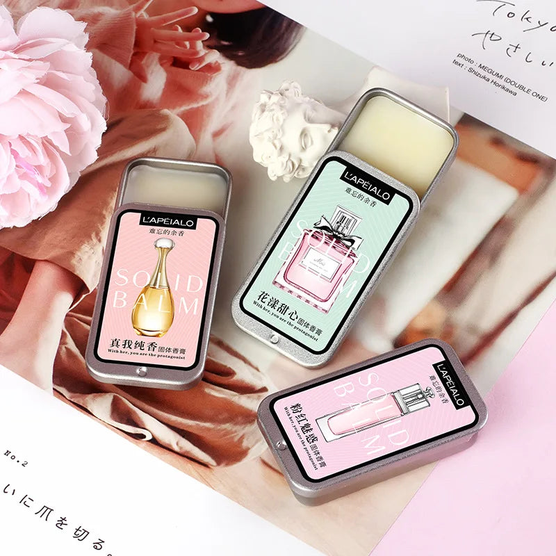 Bálsamo Perfumado Sólido con Feromonas para Mujer – Aroma Frutal 10g