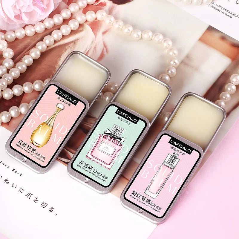 Bálsamo Perfumado Sólido con Feromonas para Mujer – Aroma Frutal 10g